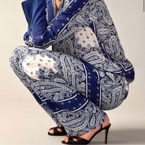 J. Crew Paisley Scarf Print shirt and pant set - adorable!